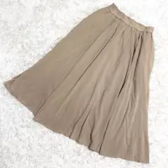 chocol raffine robe✨良品　ロングスカート　ベージュ　（F）