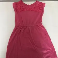 GAP ピンク フラワー　ノースリーブワンピース　120