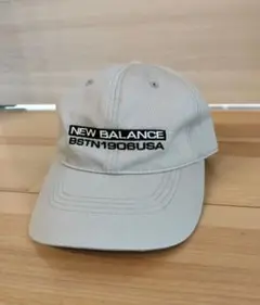 ニューバランス　ゴルフキャップ　NEW BALANCE　キャップ グレー