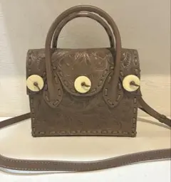 【美品】CARVING TRIBES ミニマエストラ　ショルダーバッグ2way