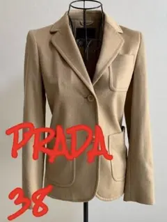 PRADAプラダカシミヤ100ジャケット サイズ38