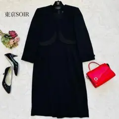 大きいサイズ❤️東京ソワール LUNE SOIR ジャケット ワンピース レース