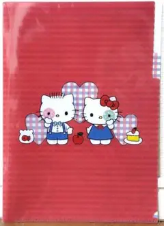 キティ＆ダニエル ハート ver. A4 クリアファイル サンリオ Sanrio