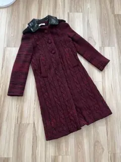 プラダPRADAバージンウールコート25万円美品