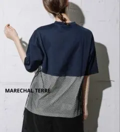 2022ss MARECHAL TERRE メッシュレースデザイントップス