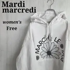 【Mardi Mercredi】 新品未使用 グレーパーカー グレー（灰色）系 Mardi Mercredi(マルディメクルディ) パーカー