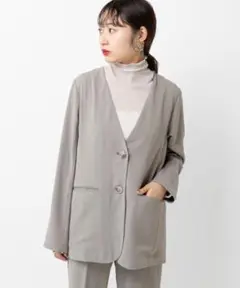 mystic ノーカラージャケット　タグ付き新品