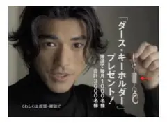 貴重 金城武 撮影で使ったキーホルダーとテレカ 森永ダース