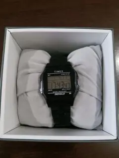 TIMEX INDIGLO デジタル腕時計 ブラック　本日値下げ