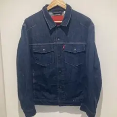 LEVI'S ダークブルー デニムジャケット LEJ Levi's ダークブルー デニムジャケット - メルカリ