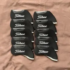 ★TITLEISTアイアンカバー 黒★。
