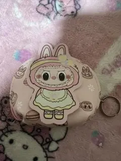 LABUBUミニポーチ ピンク