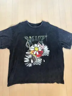 SALUTE フラワーグラフィック Tシャツ Lサイズ