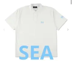 WIND AND SEA MALBON ポロシャツ ホワイト WIND AND SEA MALBON ポロシャツ ホワイト