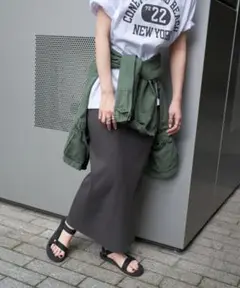 【新品】B.C STOCK＊リブスカート
