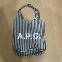 A.P.C. ストライプ エコバッグ