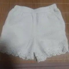 petit main ショートパンツ 110 ホワイト