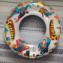 レトロ浮き輪　スーパーマン 浮き輪 55cm