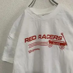 RED RACERS ラジオフライヤー　企業　USA製　Tシャツ