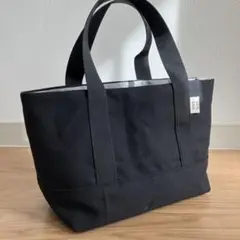 ハンドメイドトートバッグ　ミニサイズ　ブラック　11号帆布