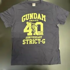 「機動戦士ガンダム」40周年記念Tシャツ ネイビー色