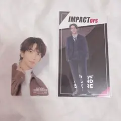 鈴木大河 IMP. toHEROesクリアカード＊IMPACTors ステッカー