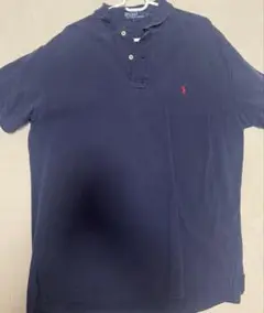 90s Polo by Ralph Lauren ネイビー ポロシャツ L