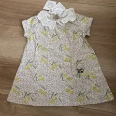 【新品】Petit Jam レモン柄ワンピース 90サイズ