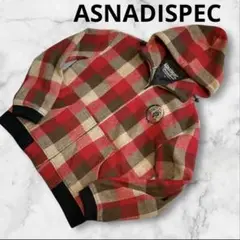 ASNADISPEC アスナディスペック フード付きブルゾン XL チェック