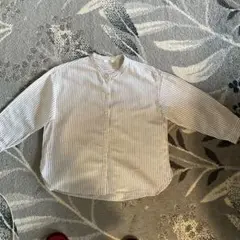 UNIQLO ストライプ 七分袖シャツ S