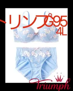 b-16　新品　G95　4L　トリンプ　ブラジャー＆ショーツセット