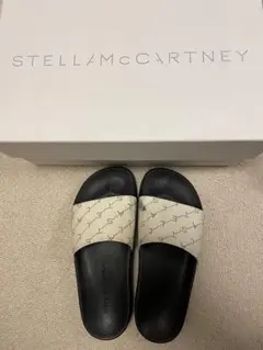 ステラマッカートニー ロゴサンダル ホワイト