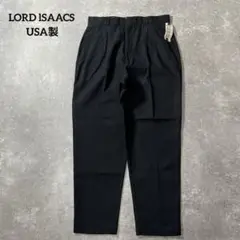 80s LORD lSAACS USA製 1タック スラックス