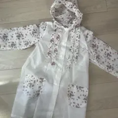 キッズ　レインコート　いちご柄