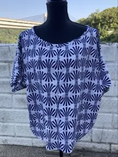 浴衣生地よりマニッシュな熨斗柄シャツ