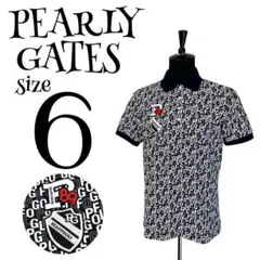 【完売品】【6】PEARLY GATES 総柄 ゴルフウェア メンズ 入手困難品