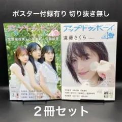 アップトゥボーイ　2025年8月号、9月号【２冊セット】〈ポスター付録有り〉