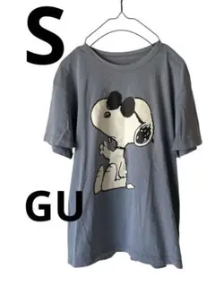 【GU】スヌーピー プリント Tシャツ メンズSサイズ