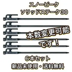 スノーピーク(snow peak) ペグ ソリッドステーク30