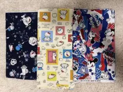 キャラクター生地　ハギレ3枚セット