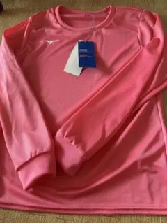 新品 Mizuno 長袖 Tシャツ S ピンク 32MAC39564