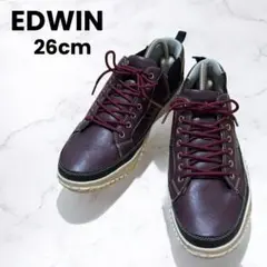 EDWIN エドウィン 26cm ブラウン スニーカー