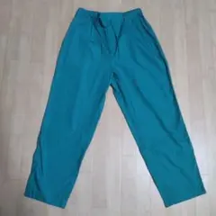 ショコラフィネローブ 緑 グリーン パンツ スボン スラックス ウエストゴム