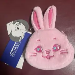 newjeans TOKKI ぬいぐるみフェイスポーチ ピンク