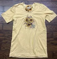 KETTY ひまわり刺繍 Tシャツ