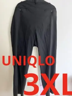 UNIQLO 3XL ブラック スラックス 新品未使用　ブラック　限定サイズ