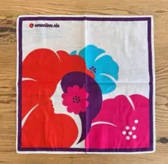 1970年代ハワイアンエアラインのビンテージハンカチ