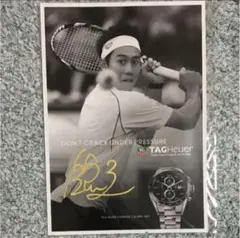 錦織圭選手 直筆サイン入り記念フォトパネル ACE AUTHENTIC社-2
