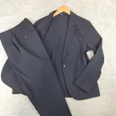 美品✨ユニクロ×Theory 感動パンツスーツ　セットアップ　ブラック　M
