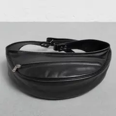 ジルサンダー ボディバッグ ヴィジョン ブラック 黒 レザー シルバー ジルサンダー Jil Sander ボディバッグ ベルトバッグ ブラック